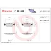 Image de Jeu de plaquettes de frein BREMBO P 50 082, arrière