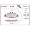 Image de Jeu de plaquettes de frein BREMBO P 50 084, arrière