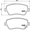 Image de Jeu de plaquettes de frein BREMBO P 59 050, avant