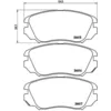 Image de Jeu de plaquettes de frein BREMBO P 59 054, avant