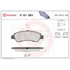 Image de Jeu de plaquettes de frein BREMBO P 61 091, arrière