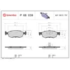 Image de Jeu de plaquettes de frein BREMBO P 68 039, avant