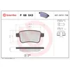 Image de Jeu de plaquettes de frein BREMBO P 68 043, arrière