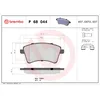 Image de Jeu de plaquettes de frein BREMBO P 68 044, avant