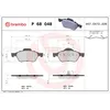 Image de Jeu de plaquettes de frein BREMBO P 68 048, avant