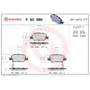Image de Jeu de plaquettes de frein BREMBO P 83 080, arrière