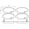 Image de Jeu de plaquettes de frein BREMBO P 83 097, avant