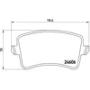 Image de Jeu de plaquettes de frein BREMBO P 85 099, arrière