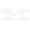 Image de Jeu de plaquettes de frein BREMBO P 85 102