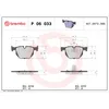 Image de Jeu de plaquettes de frein BREMBO Xtra P 06 033X, arrière
