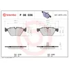 Image de Jeu de plaquettes de frein BREMBO Xtra P 06 036X, avant