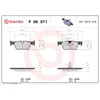 Image de Jeu de plaquettes de frein BREMBO Xtra P 06 071X, arrière