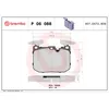 Image de Jeu de plaquettes de frein BREMBO Xtra P 06 088X, avant