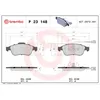 Image de Jeu de plaquettes de frein BREMBO Xtra P 23 148X, avant