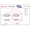 Image de Jeu de plaquettes de frein BREMBO Xtra P 23 152X, arrière