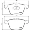 Image de Jeu de plaquettes de frein BREMBO Xtra P 24 077X, avant