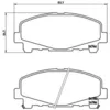 Image de Jeu de plaquettes de frein BREMBO Xtra P 28 043X, avant