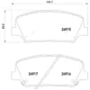 Image de Jeu de plaquettes de frein BREMBO Xtra P 30 065X, avant