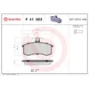Image de Jeu de plaquettes de frein BREMBO Xtra P 41 003X, arrière