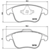 Image de Jeu de plaquettes de frein BREMBO Xtra P 44 020X, avant