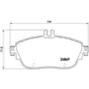 Image de Jeu de plaquettes de frein BREMBO Xtra P 50 093X, avant
