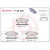 Image de Jeu de plaquettes de frein BREMBO Xtra P 59 076X, avant