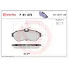 Image de Jeu de plaquettes de frein BREMBO Xtra P 61 075X, avant