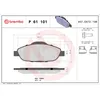Image de Jeu de plaquettes de frein BREMBO Xtra P 61 101X, arrière