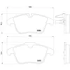 Image de Jeu de plaquettes de frein BREMBO Xtra P 61 106X, avant