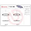 Image de Jeu de plaquettes de frein BREMBO Xtra P 85 098X, avant