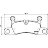 Image de Jeu de plaquettes de frein BREMBO P 65 042