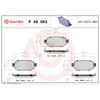 Image de Jeu de plaquettes de frein BREMBO P 49 063