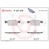 Image de Jeu de plaquettes de frein BREMBO P 24 210