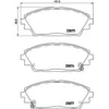 Image de Jeu de plaquettes de frein BREMBO P 49 050