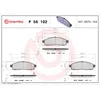 Image de Jeu de plaquettes de frein BREMBO P 56 102, avant