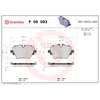 Image de Jeu de plaquettes de frein BREMBO P 06 093, avant