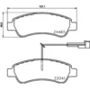 Image de Jeu de plaquettes de frein BREMBO P 61 125, arrière