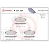 Image de Jeu de plaquettes de frein BREMBO P 50 124, avant