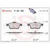 Image de Jeu de plaquettes de frein BREMBO P 23 163, avant