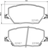 Image de Jeu de plaquettes de frein BREMBO P 23 164, arrière