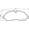 Image de Jeu de plaquettes de frein BREMBO P 24 171, avant