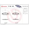 Image de Jeu de plaquettes de frein BREMBO P 85 145, avant