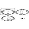 Image de Jeu de plaquettes de frein BREMBO P 85 147, avant