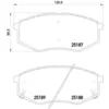 Image de Jeu de plaquettes de frein BREMBO P 30 055, avant