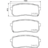Image de Jeu de plaquettes de frein BREMBO P 30 080, arrière