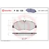 Image de Jeu de plaquettes de frein BREMBO P 50 129, avant