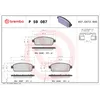 Image de Jeu de plaquettes de frein BREMBO P 59 087, arrière