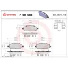 Image de Jeu de plaquettes de frein BREMBO P 59 088