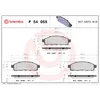 Image de Jeu de plaquettes de frein BREMBO P 54 055, avant