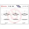 Image de Jeu de plaquettes de frein BREMBO P 83 159, avant